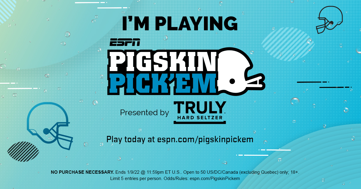 ESPN Pigskin Pick'em 2021 - Picks
